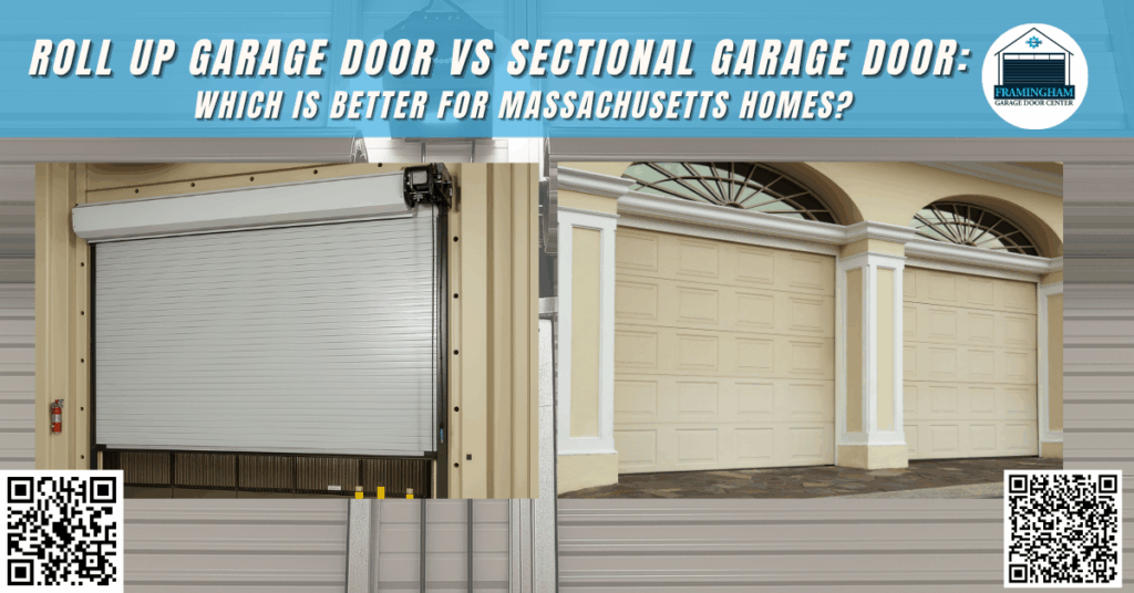 Roll-Up Garage Door Vs Sectional Garage Door: Which Is Better For Massachusetts Homes? 8 Roll-Up Garage Door vs Sectional Garage Door: Which Is Better for Massachusetts Homes? - Framingham Garage Door Center