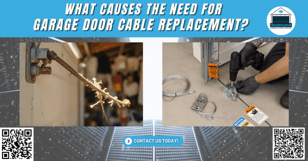 What Causes the Need for Garage Door Cable Replacement? - Framingham Garage Door Center
