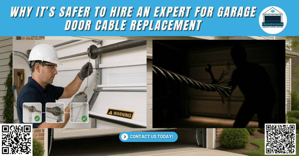 Why It’s Safer to Hire an Expert for Garage Door Cable Replacement - Framingham Garage Door Center