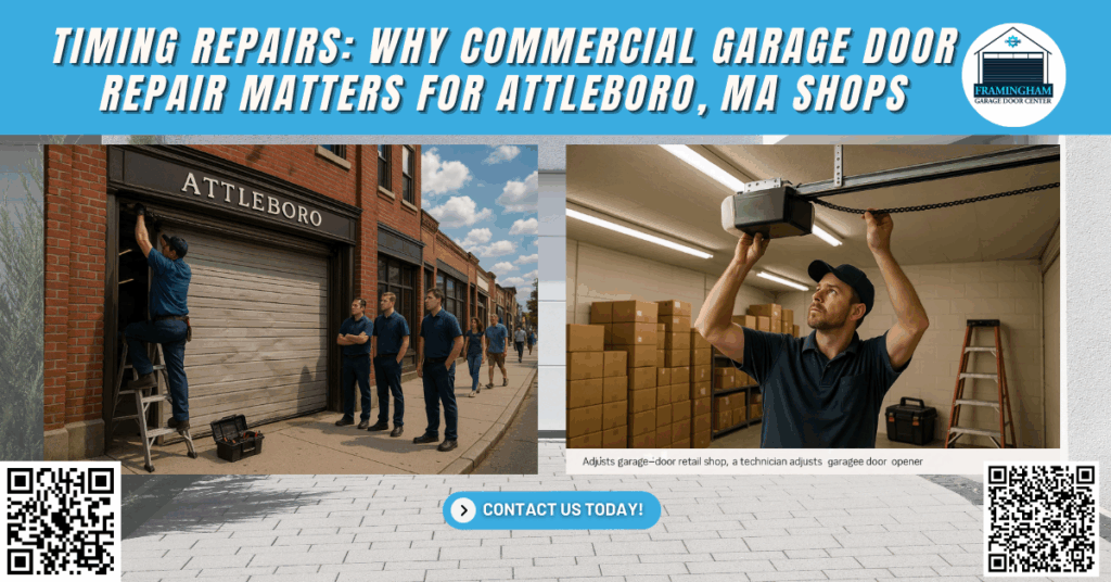 Timing Repairs: Why Commercial Garage Door Repair Matters for Attleboro, MA Shops - Framingham Garage Door Center