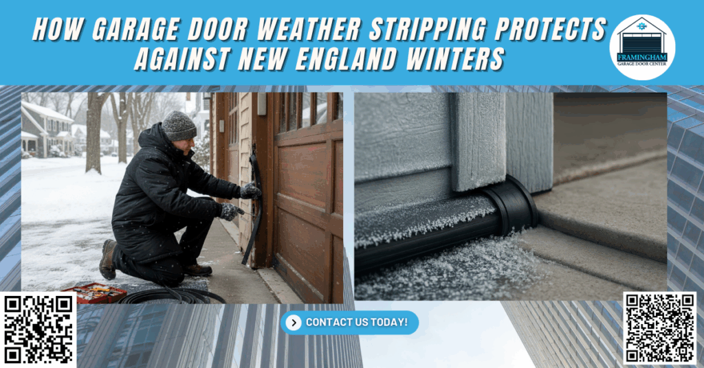 How Garage Door Weather Stripping Protects Against New England Winters 2 How Garage Door Weather Stripping Protects Against New England Winters - Framingham Garage Door Center